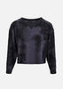 Sweat crop Avalon - Noir Tie and Dye