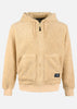 Kapuzen-Fleecejacke X-Block - Beige