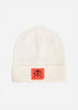 Detroit Beanie - Weiß und Neonpink