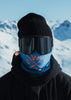 Tour de cou Fox - Bleu Carbone