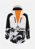 Jump Ski Jacket - Black and White Camouflage