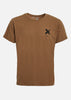 T-Shirt mit Farbverlauf - Beige