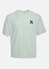 T-Shirt mit Aufdruck „Paint“ - Hellgrün