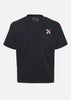 T-Shirt mit Aufdruck - Schwarz