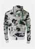 Sweat à capuche Spray junior - Imprimé Vert Sauge