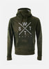 Sweat à capuche Spray junior - Imprimé Kaki