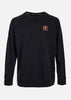 Switch-S Sweatshirt - Black and Fluo Orange