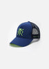 Tribe Cap - Marineblau und Neonsäure