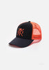 Tribe Cap - Schwarz und Neonorange