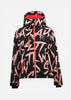 Vertigo Ski Jacket - Black & Rose Quartz Brush