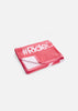 Serviette de bain Wipe - Rose Fluo & Blanc