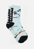Socken X-Bowl - Hellblau Camouflage