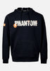 Sweat à capuche X-Falcons - Noir et Orange Fluo