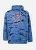 Sweat Polaire X-Track - Camouflage Bleu Gris