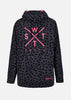 Sweat Polaire X-Track -  Imprimé Léopard Noir