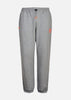Kapuzenpullover Spray Junior – Mittelgroßes Nebelgrau / Orange