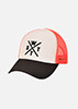 Tribe Cap - Neonpink und Hellgrau