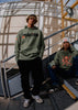 Sweat à capuche X-Falcons - Olive