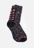 Socken X-Bowl – Schwarzer Leopardenprint